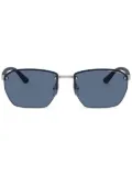 Armani Exchange square-frame sunglasses - Silver