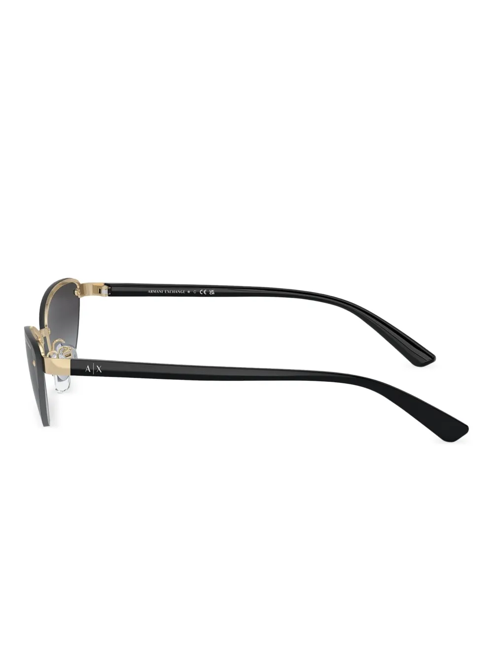 Armani Exchange Zonnebril met cat-eye montuur Goud