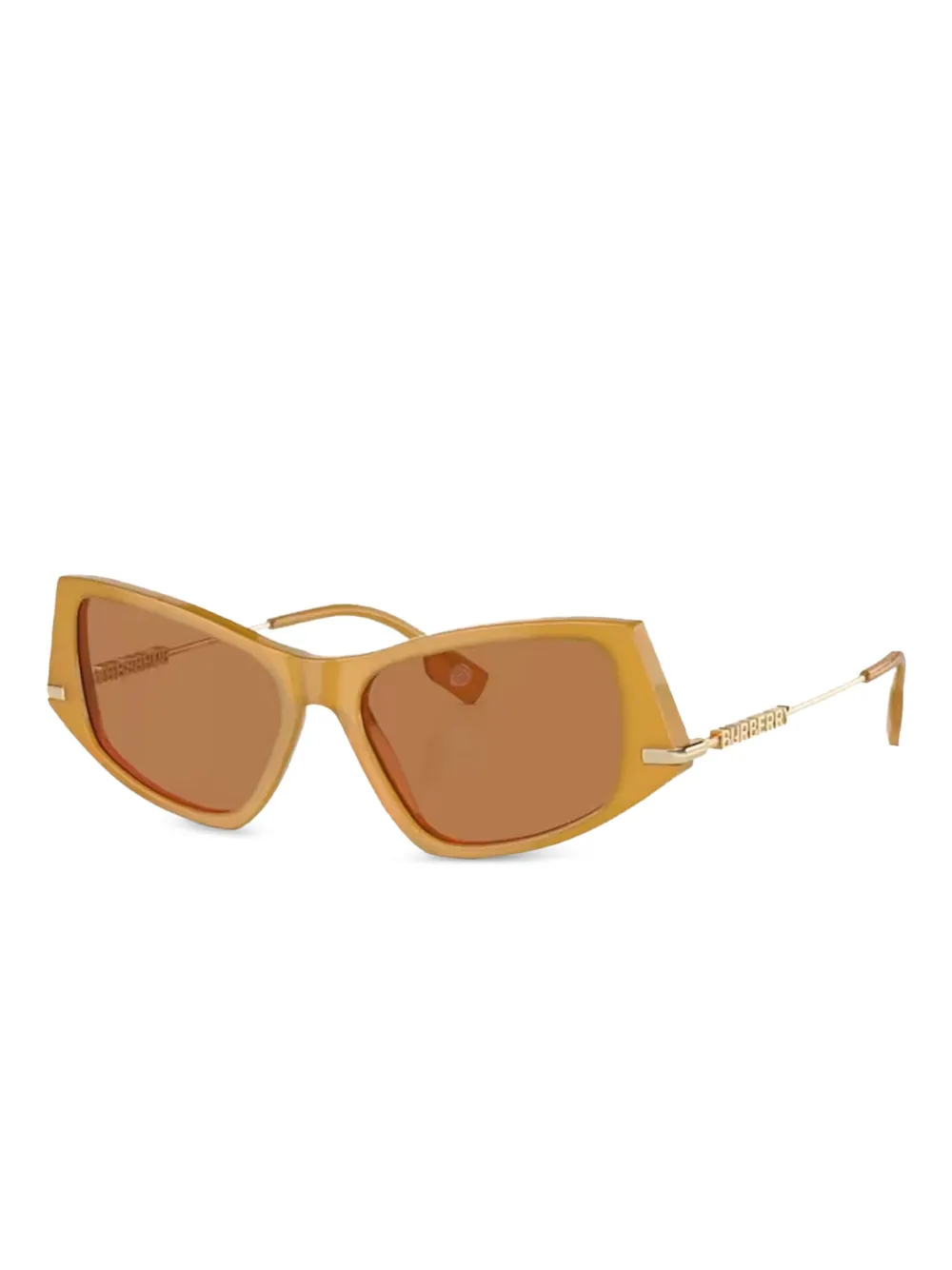 Burberry Eyewear Zonnebril met geometrisch montuur - Geel