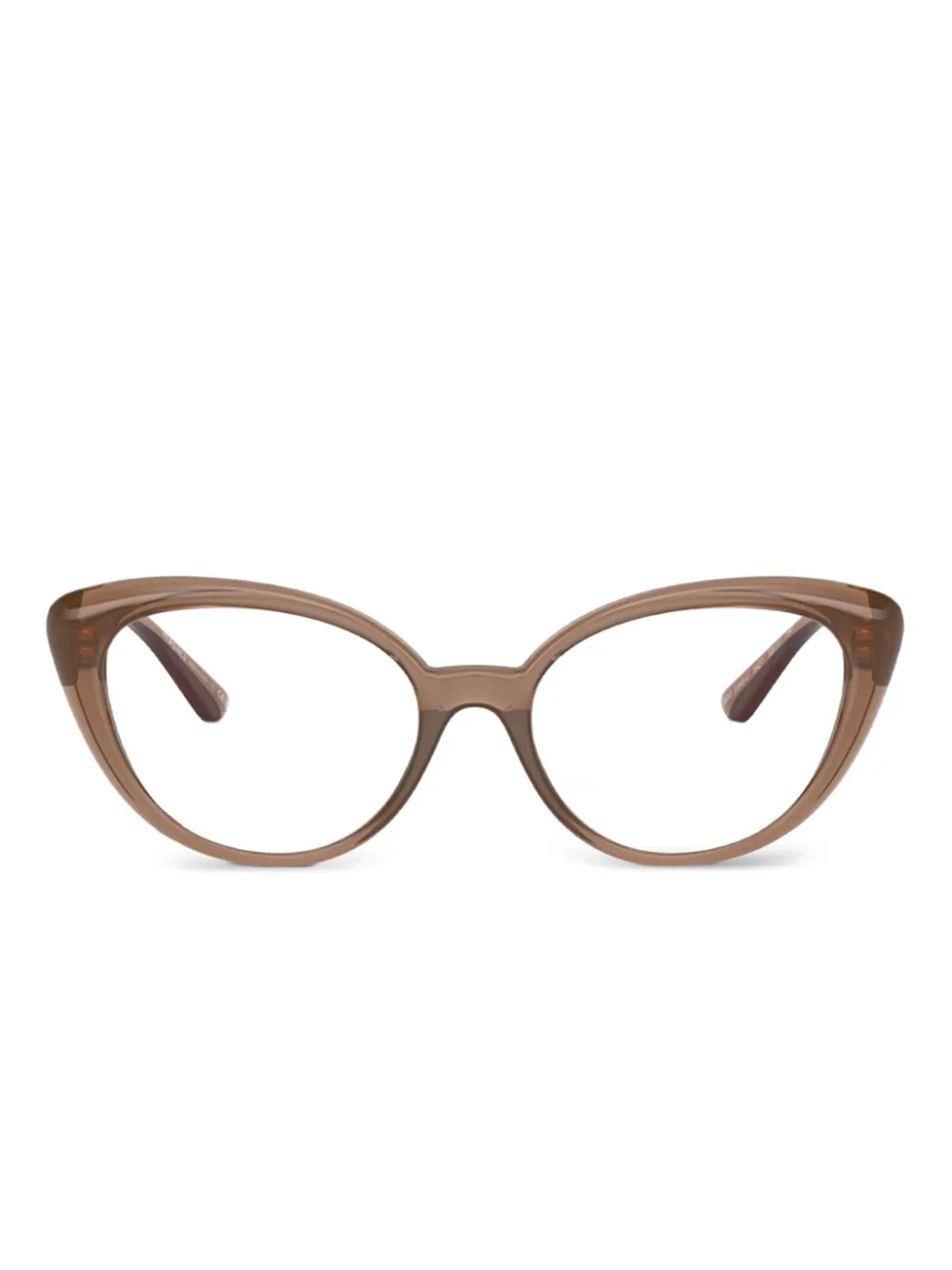Versace Eyewear Bril met cat-eye montuur Bruin