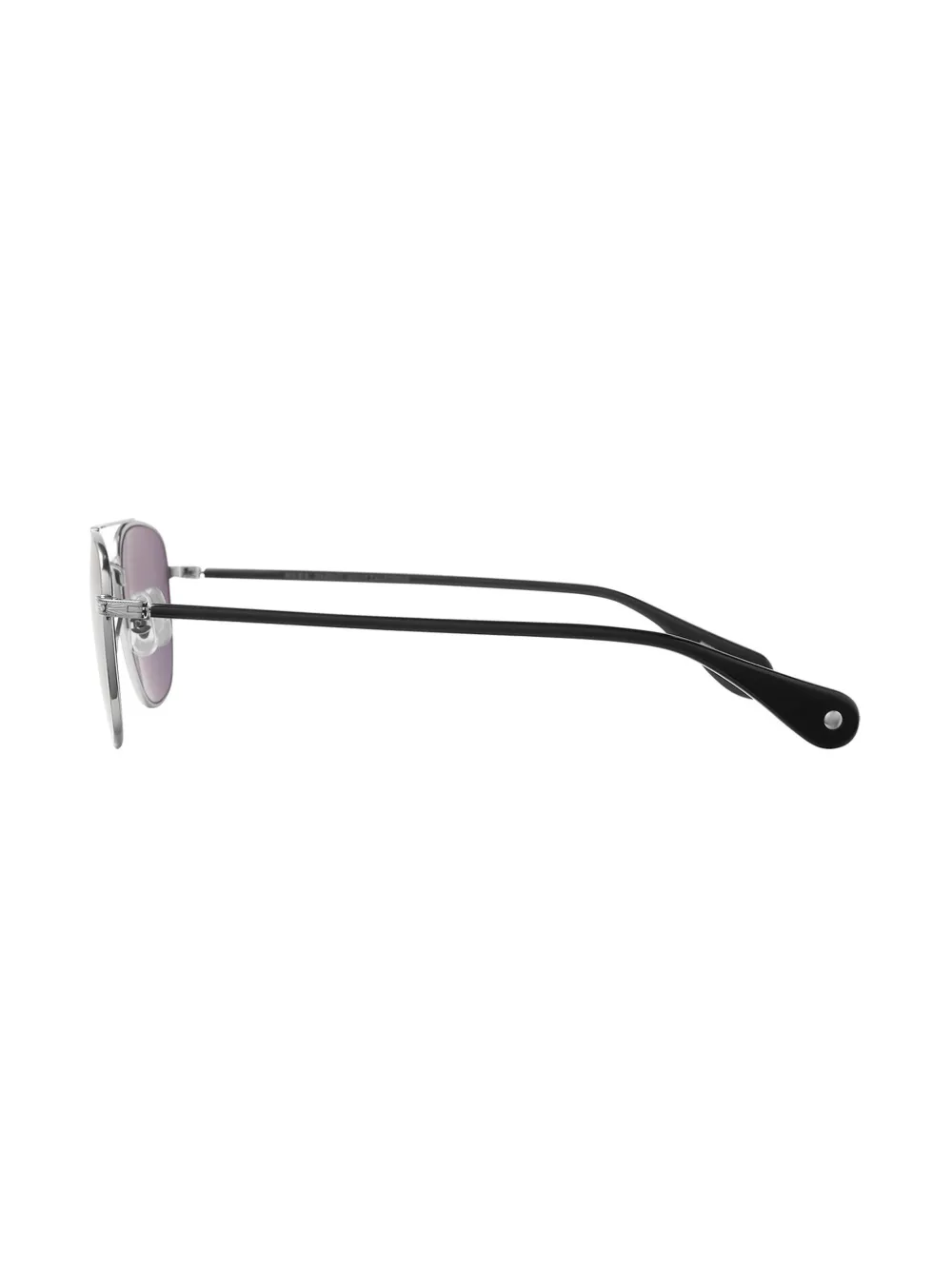 Garrett Leight Zonnebril met geometrisch montuur Zilver