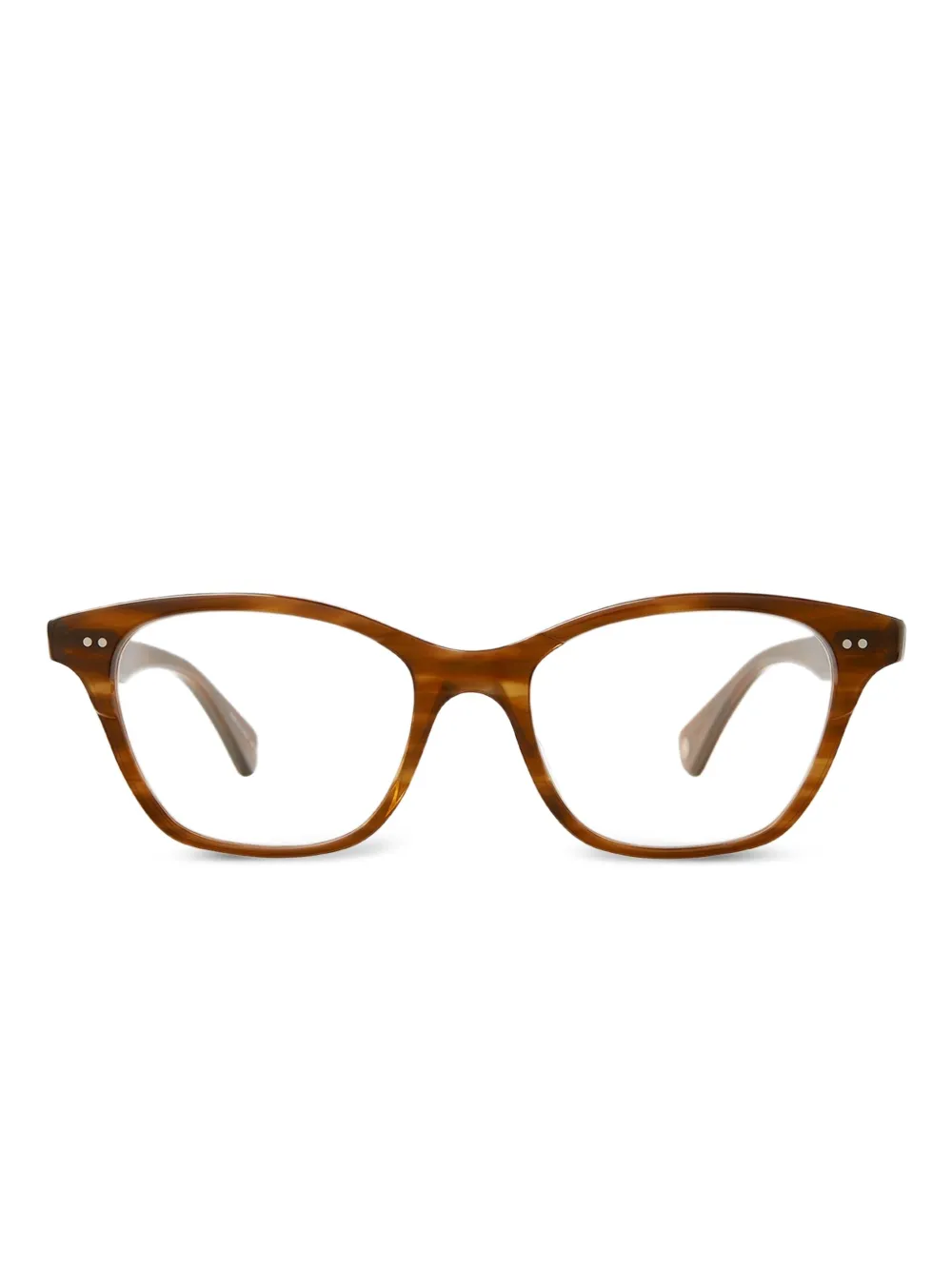 Garrett Leight square-frame glasses | Brown | Image 1