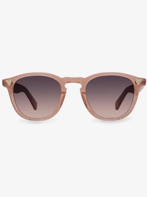 Garrett Leight Sonnenbrille mit rundem Gestell
