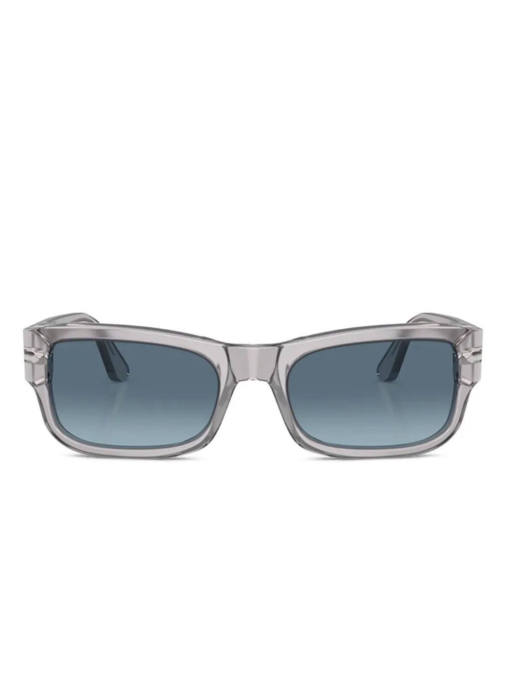 Persol Occhiali da sole rettangolari trasparenti - Grigio