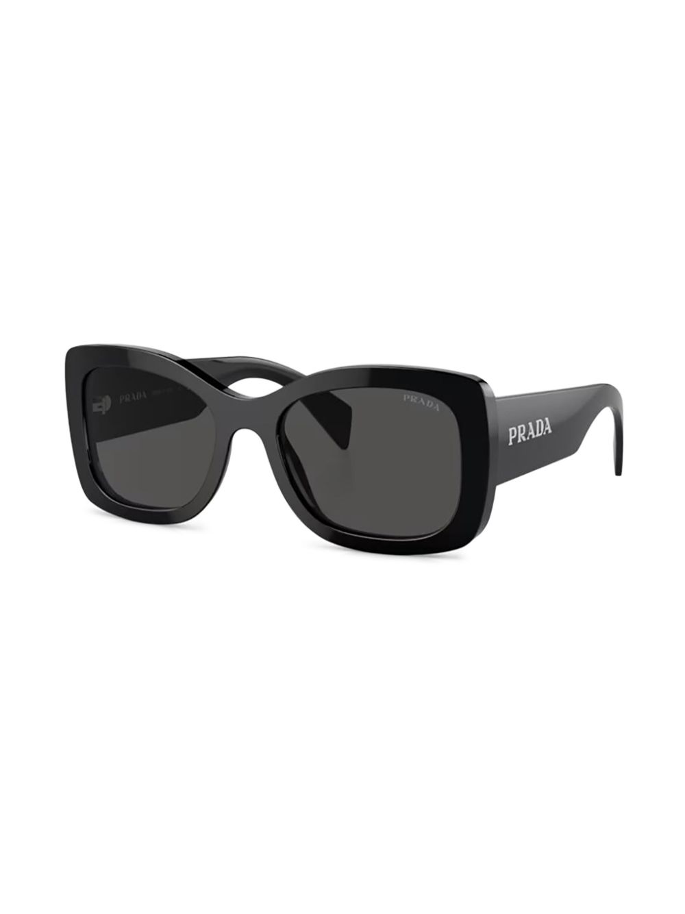 Prada Eyewear Zonnebril met oversized montuur - Zwart