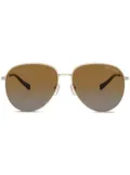 Armani Exchange pilot-frame sunglasses - Gold
