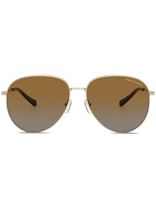 Lunettes de soleil à monture pilote - Armani Exchange - Modalova
