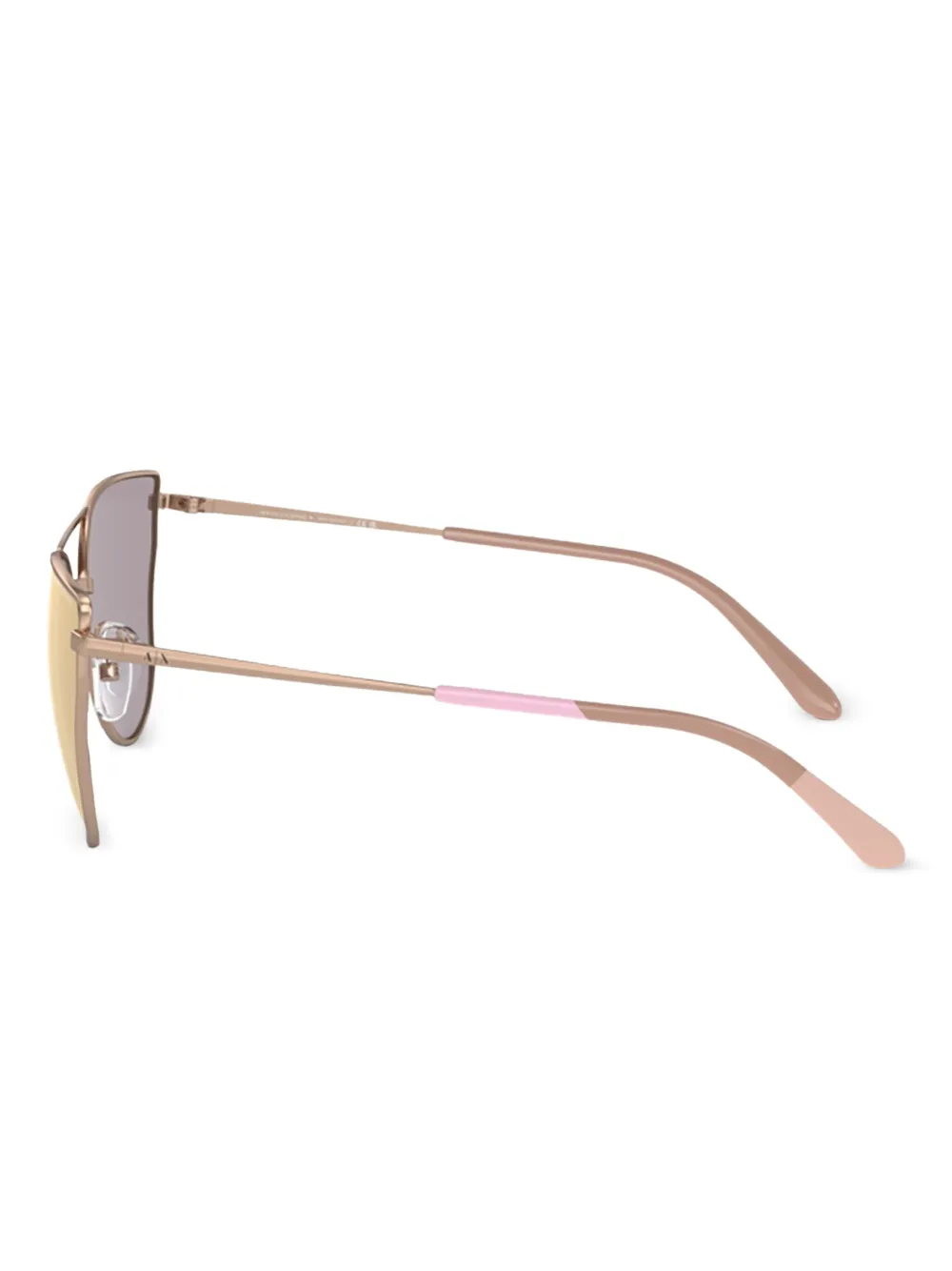 Armani Exchange Zonnebril met cat-eye montuur Goud