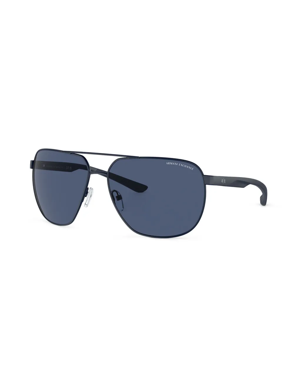 Armani Exchange Zonnebril met piloten montuur - Blauw