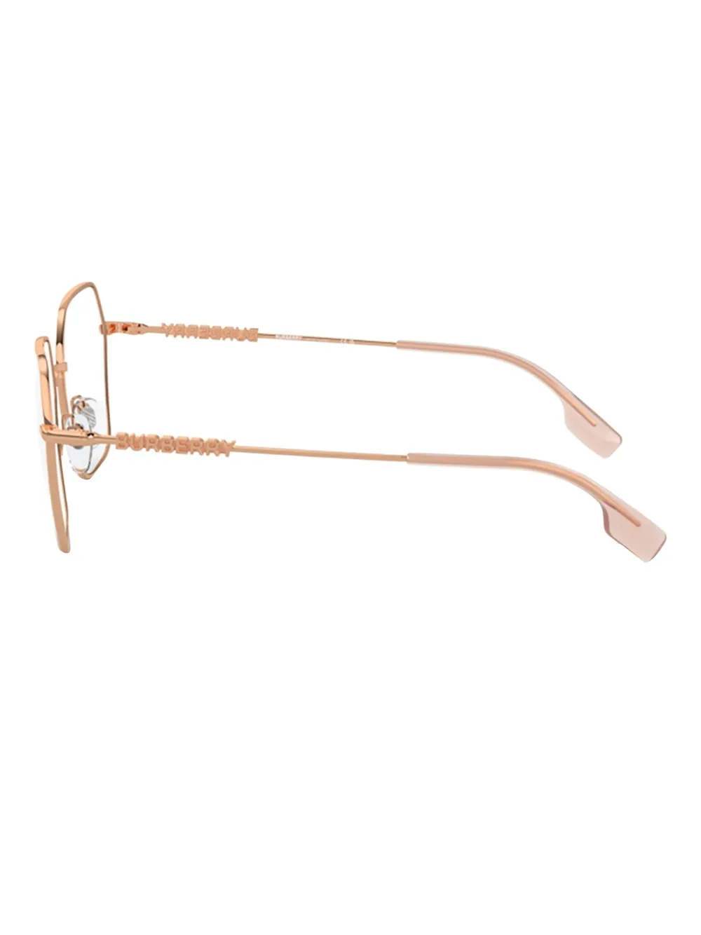 Burberry Eyewear Be1381 Geometric Glasses In Gold