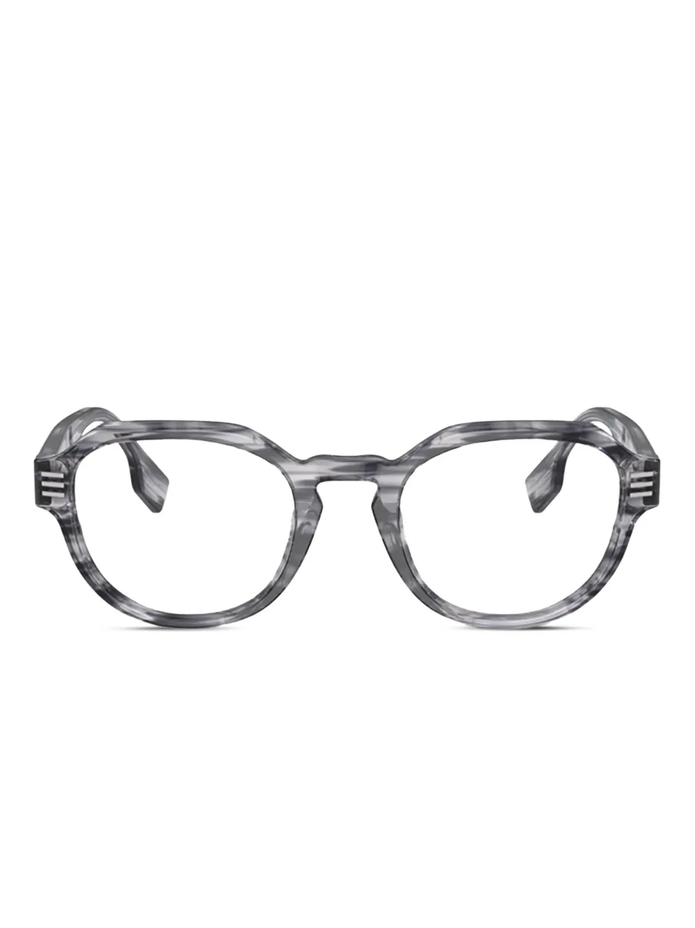 Burberry Eyewear patterned round glasses | Grey | Image 1