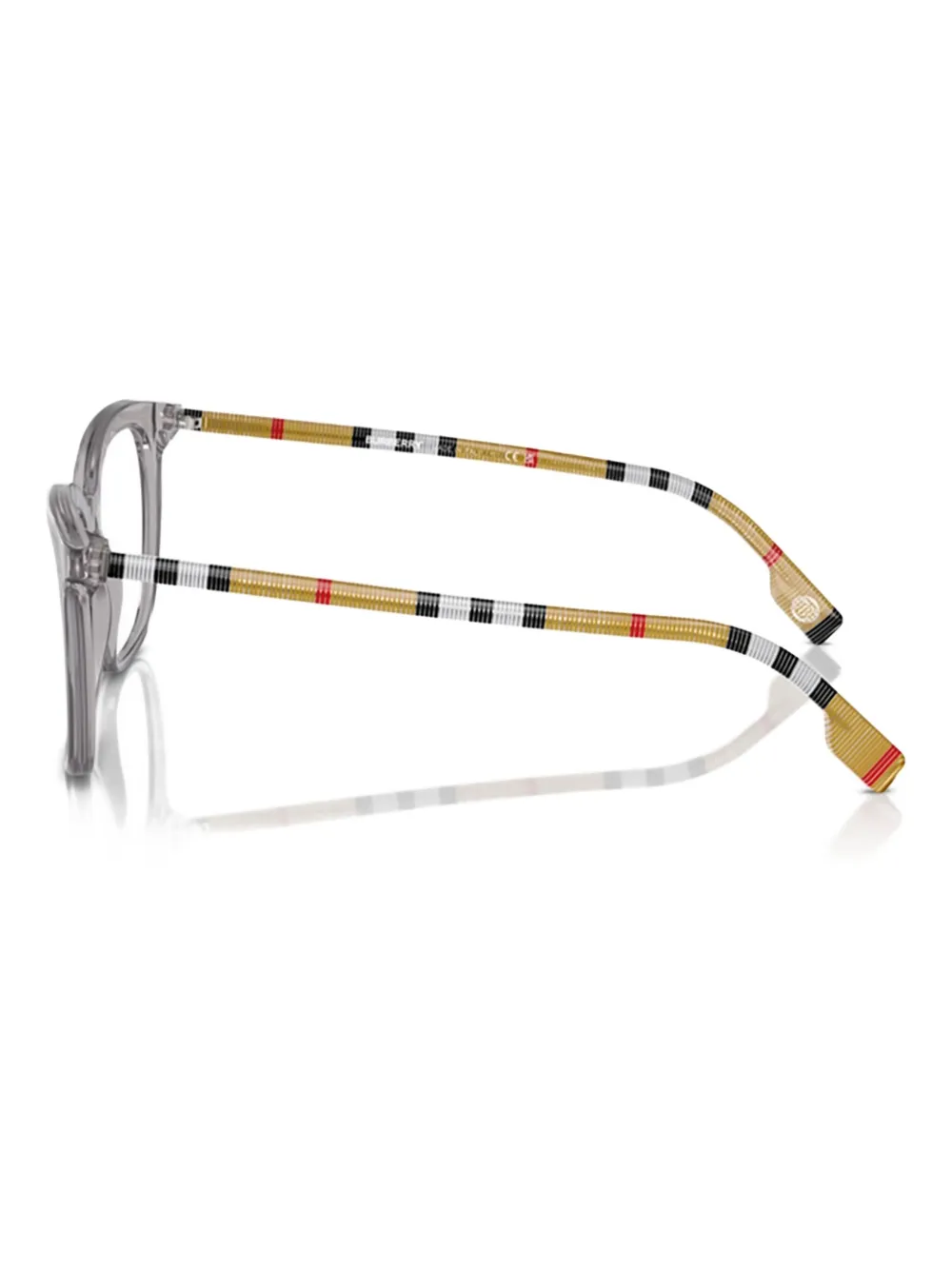 Burberry Eyewear check-pattern cat-eye glasses Grijs