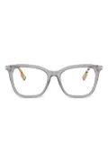 Burberry Eyewear check-pattern cat-eye glasses - Grey