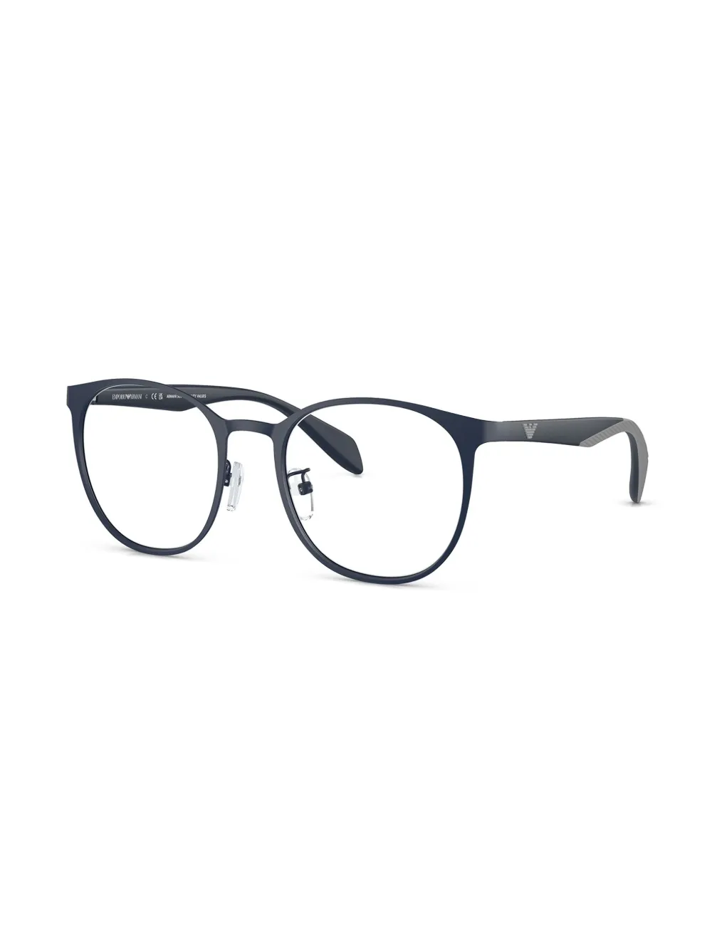 Emporio Armani Occhiali Tondi Blu FARFETCH IT