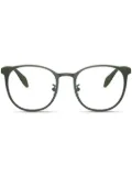 Emporio Armani round frame glasses - Green
