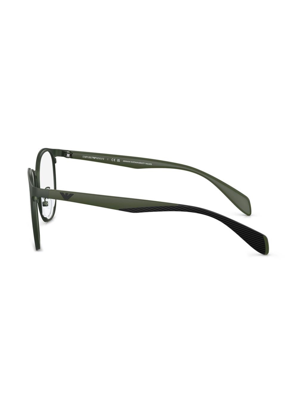 Emporio Armani round frame glasses Men