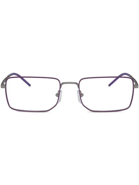 Emporio Armani rectangle frame glasses