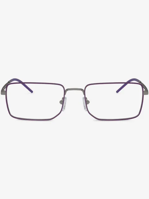 Emporio Armani lentes con armazón rectangular