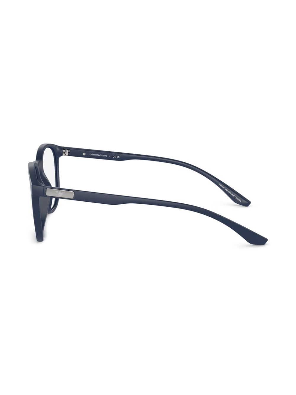 Emporio Armani round frame glasses Men