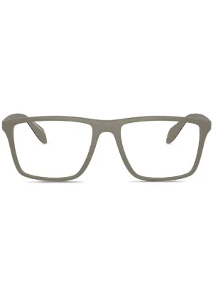 Armani Exchange rectangle-frame Glasses | Blue | FARFETCH SG