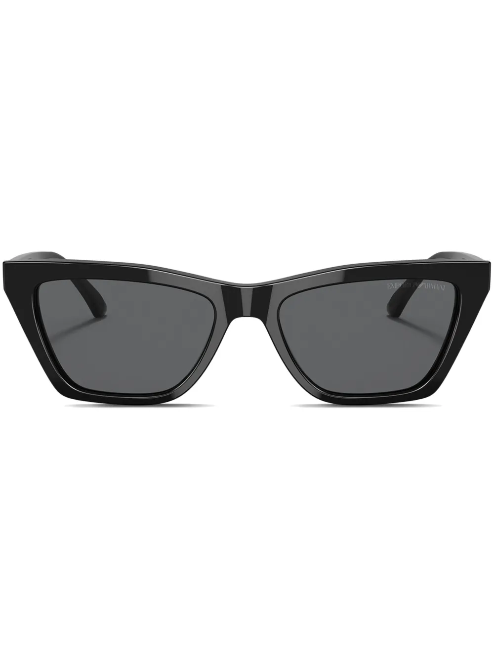 Emporio Armani Zonnebril met cat-eye montuur Zwart