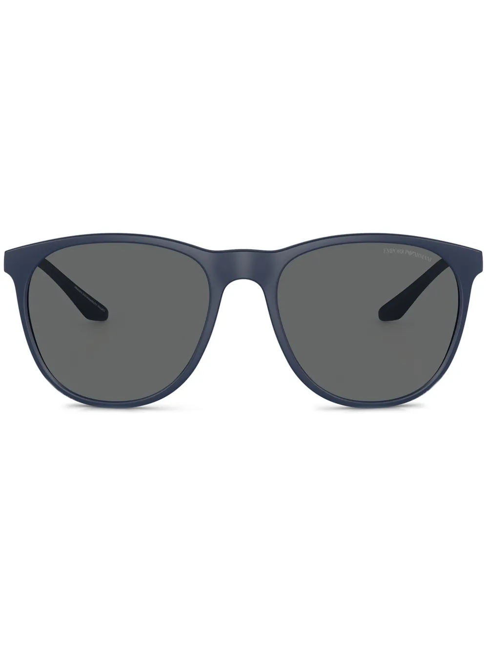 Emporio Armani Zonnebril met logoplakkaat Blauw