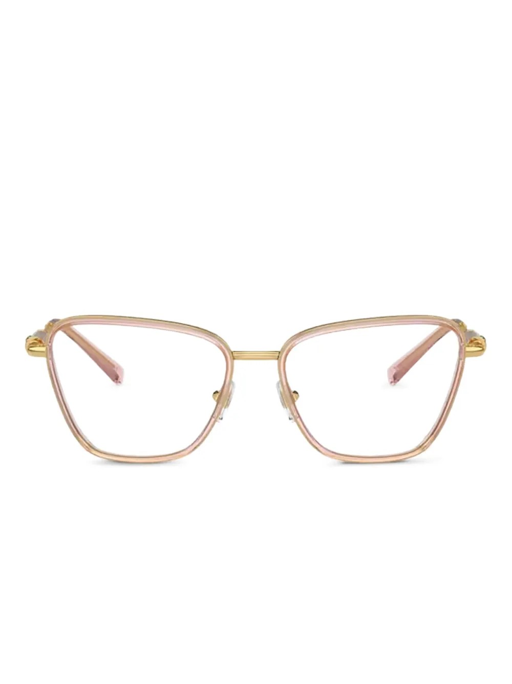 Versace Eyewear Occhiali geometrici - Arancione