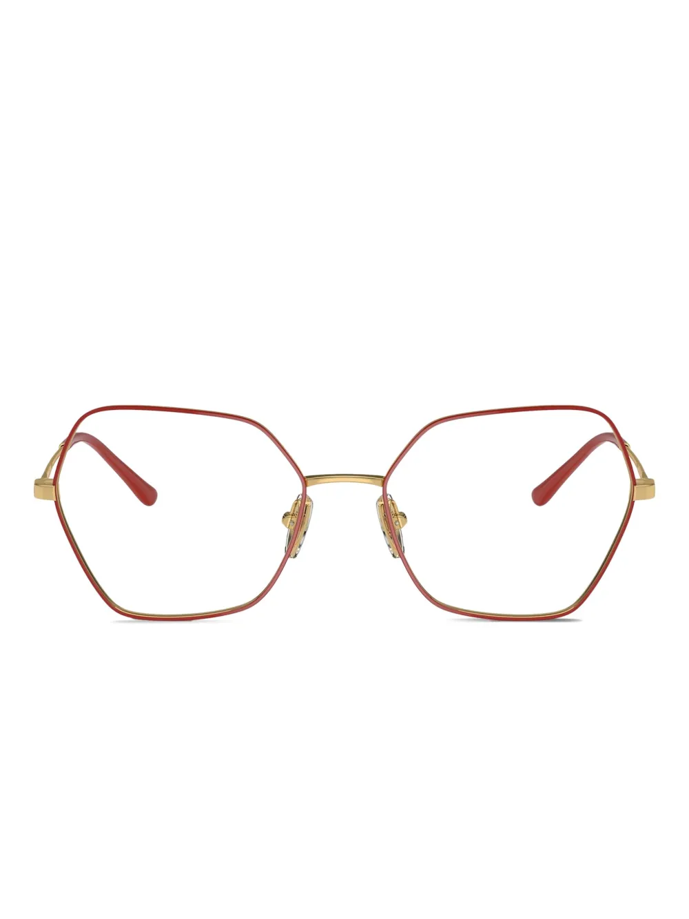 Vogue Eyewear Occhiali con montatura geometrica - Rosso