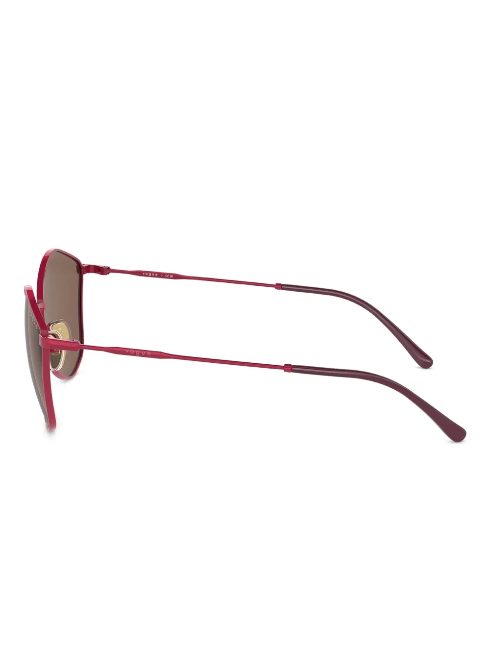 Vogue Eyewear Zonnebril met rond montuur Rood