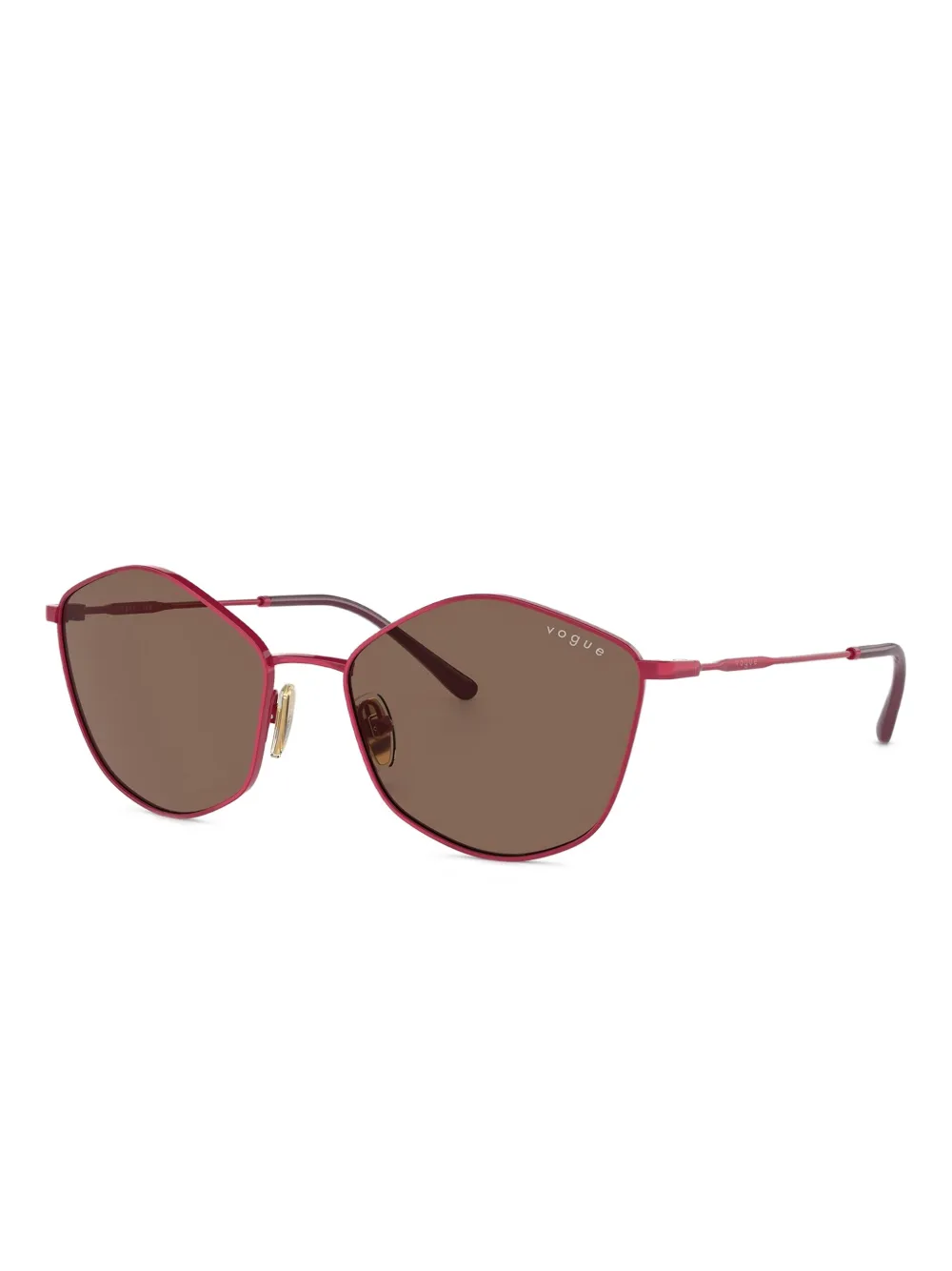 Vogue Eyewear Zonnebril met rond montuur - Rood