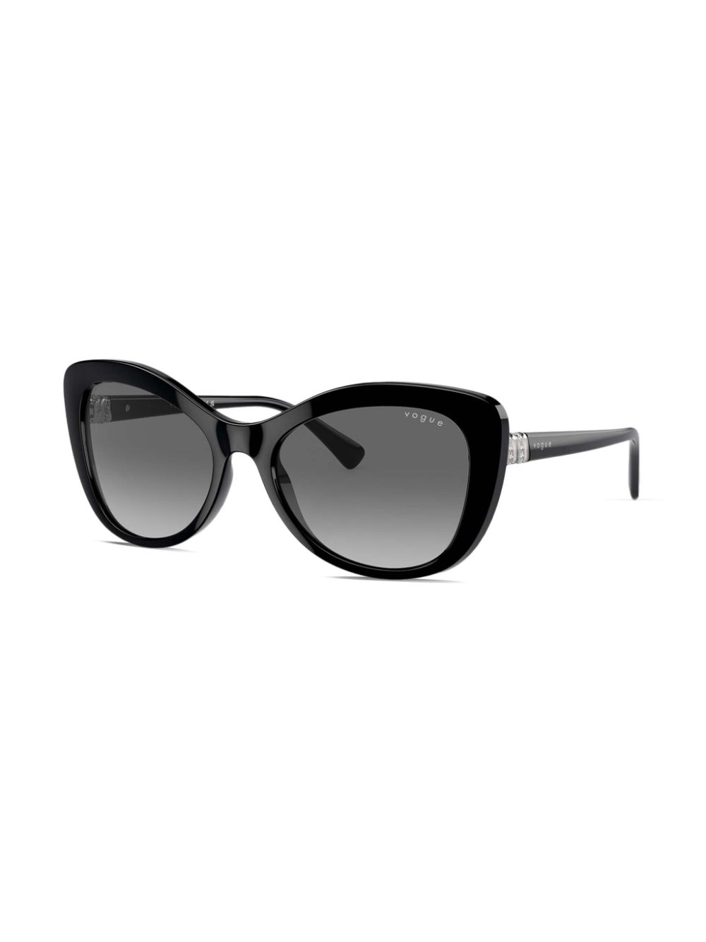 Vogue Eyewear Zonnebril met vlinder montuur - Zwart