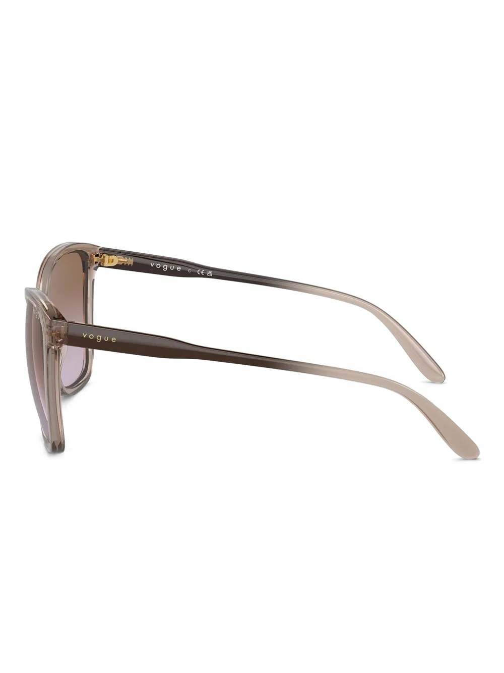 Vogue Eyewear VO5520S zonnebril met vierkant montuur Beige