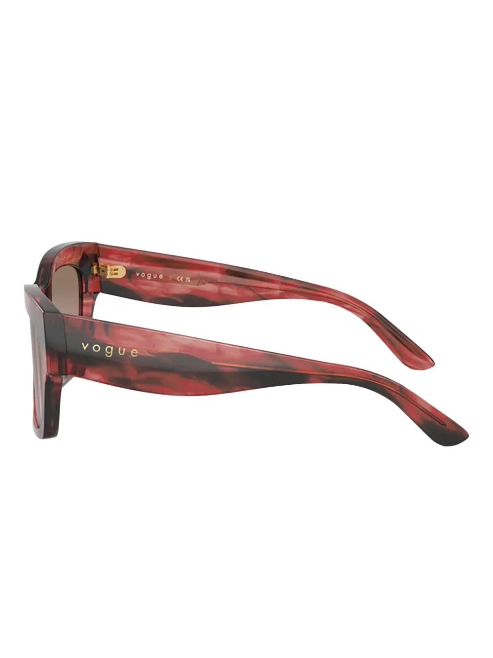 Vogue Eyewear VO5524S zonnebril met vierkant montuur Rood