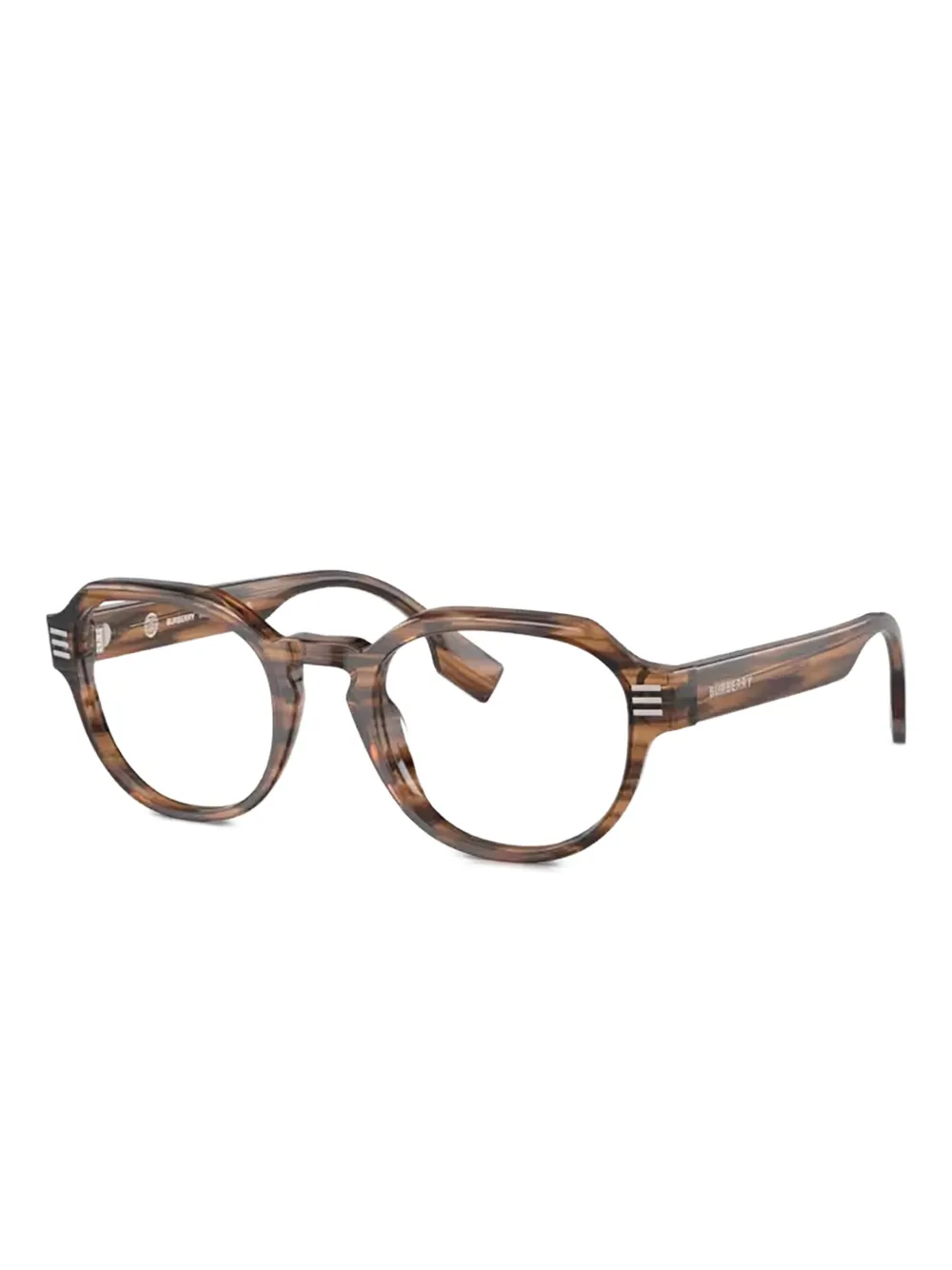 Burberry Eyewear patterned round glasses | Image 2