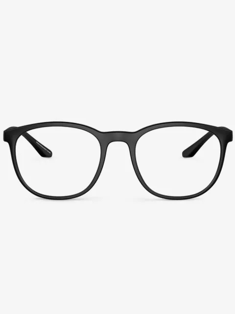 Emporio Armani round frame glasses