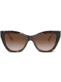 Emporio Armani cat-eye sunglasses - Brown