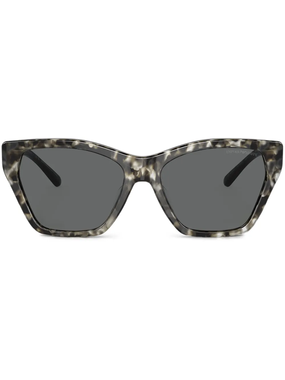 Emporio Armani Zonnebril met cat-eye montuur Grijs