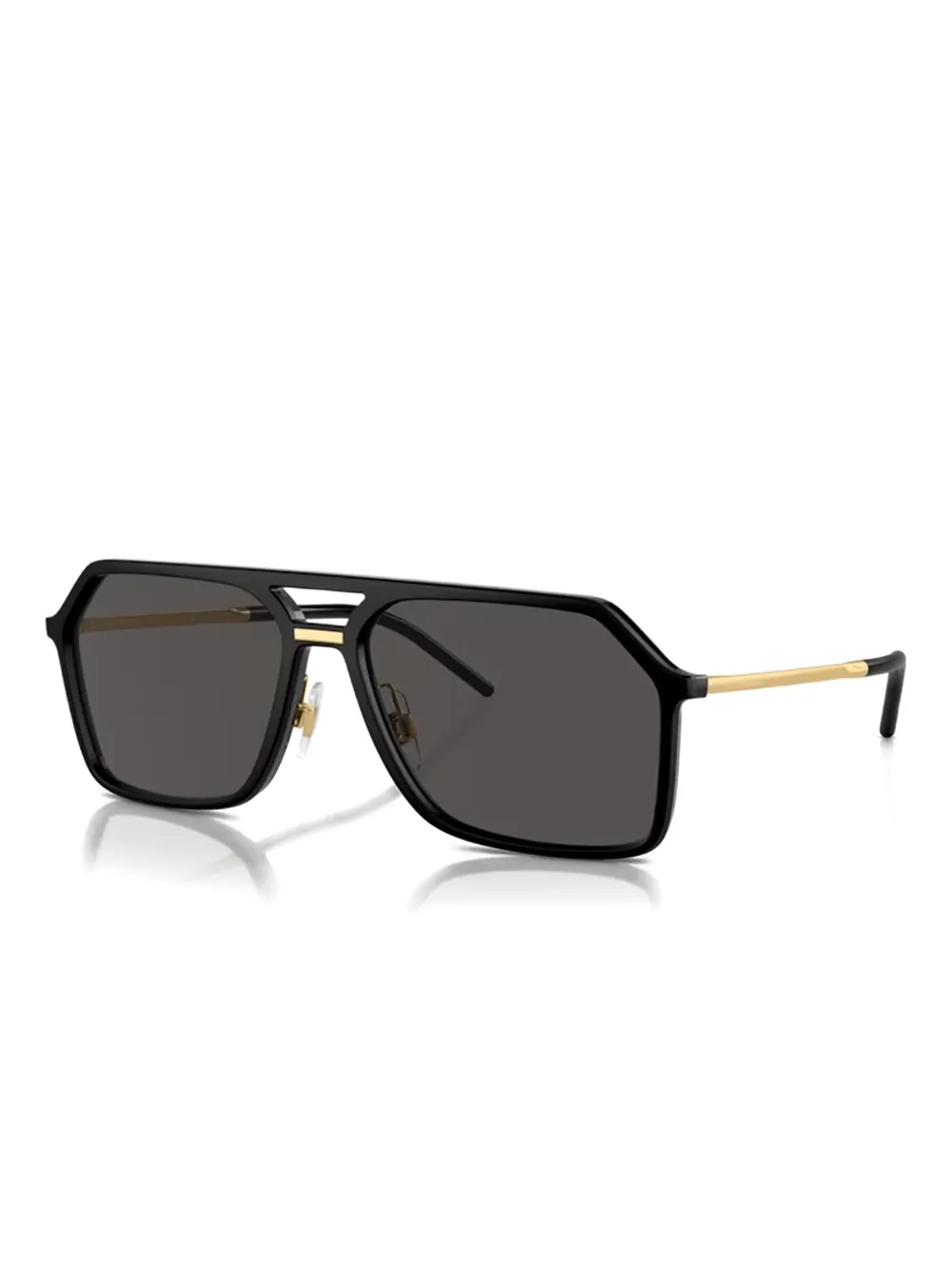 Dolce & Gabbana Eyewear pilot-frame sunglasses Zwart