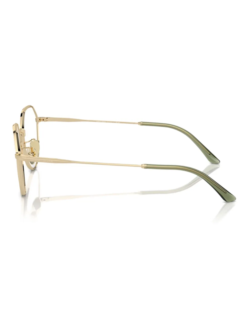 Giorgio Armani geometric-framed glasses Goud