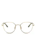 Giorgio Armani geometric-framed glasses - Gold