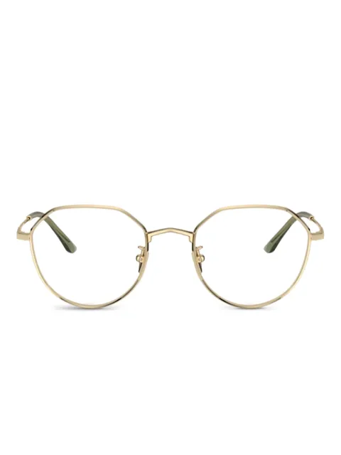 Giorgio Armani geometric-framed glasses