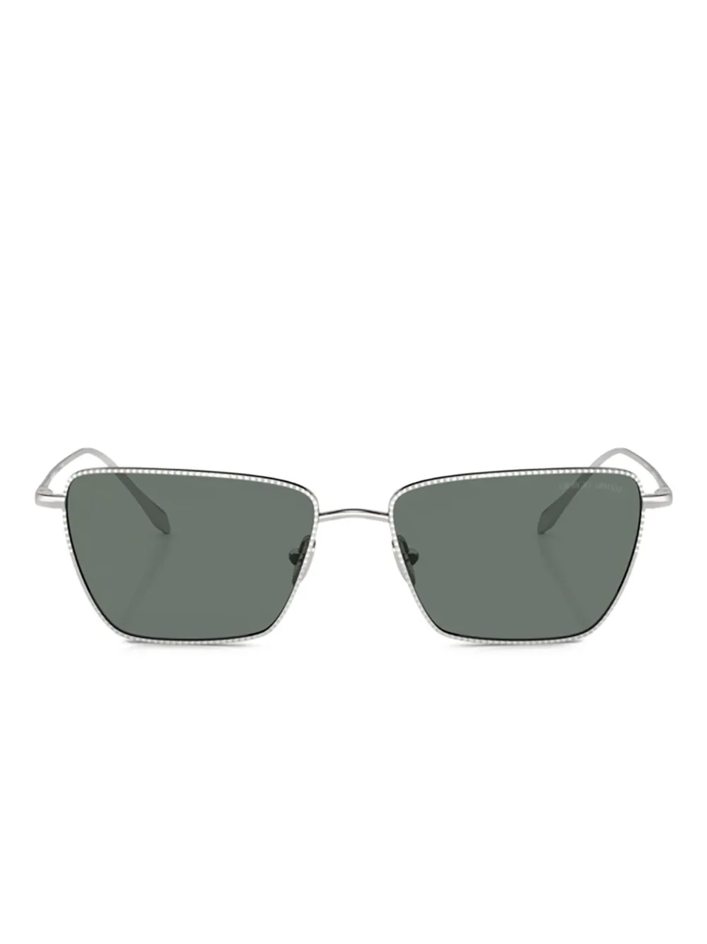 Giorgio Armani Occhiali da sole geometrici - Grigio