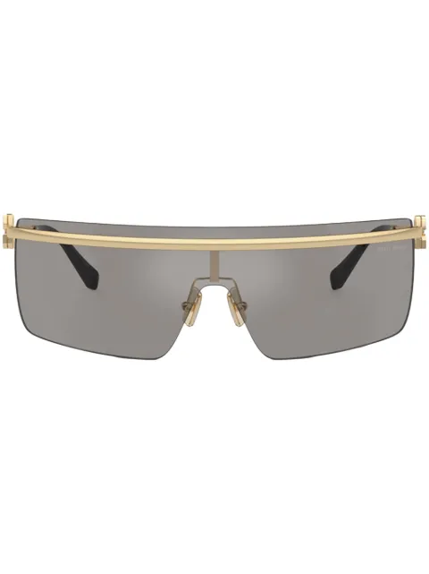 Miu Miu Eyewear lentes de sol con letras del logo