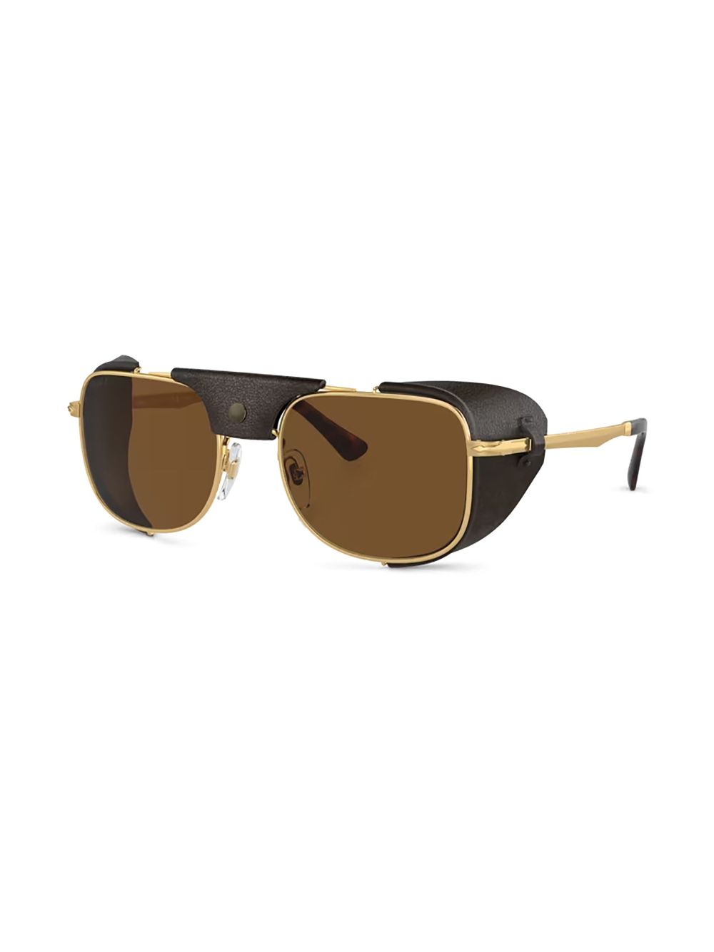 Persol Zonnebril met vierkant montuur - Goud