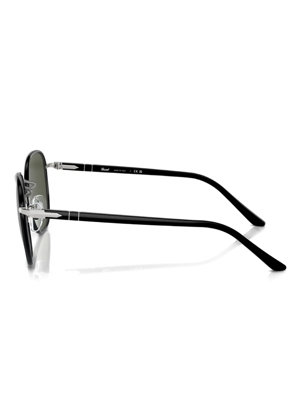 Persol Zonnebril met vierkant montuur Zwart