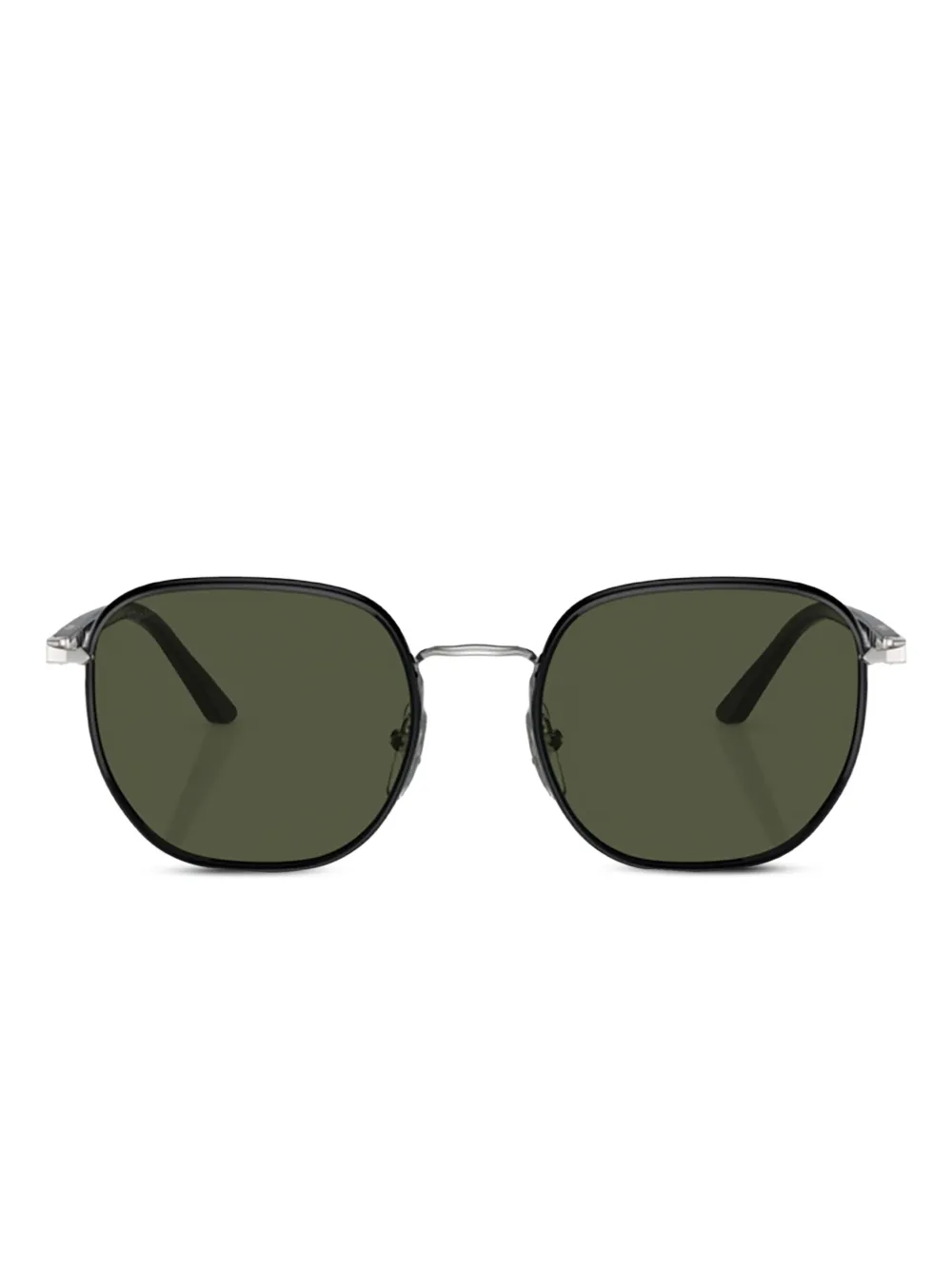 Persol Zonnebril met vierkant montuur Zwart