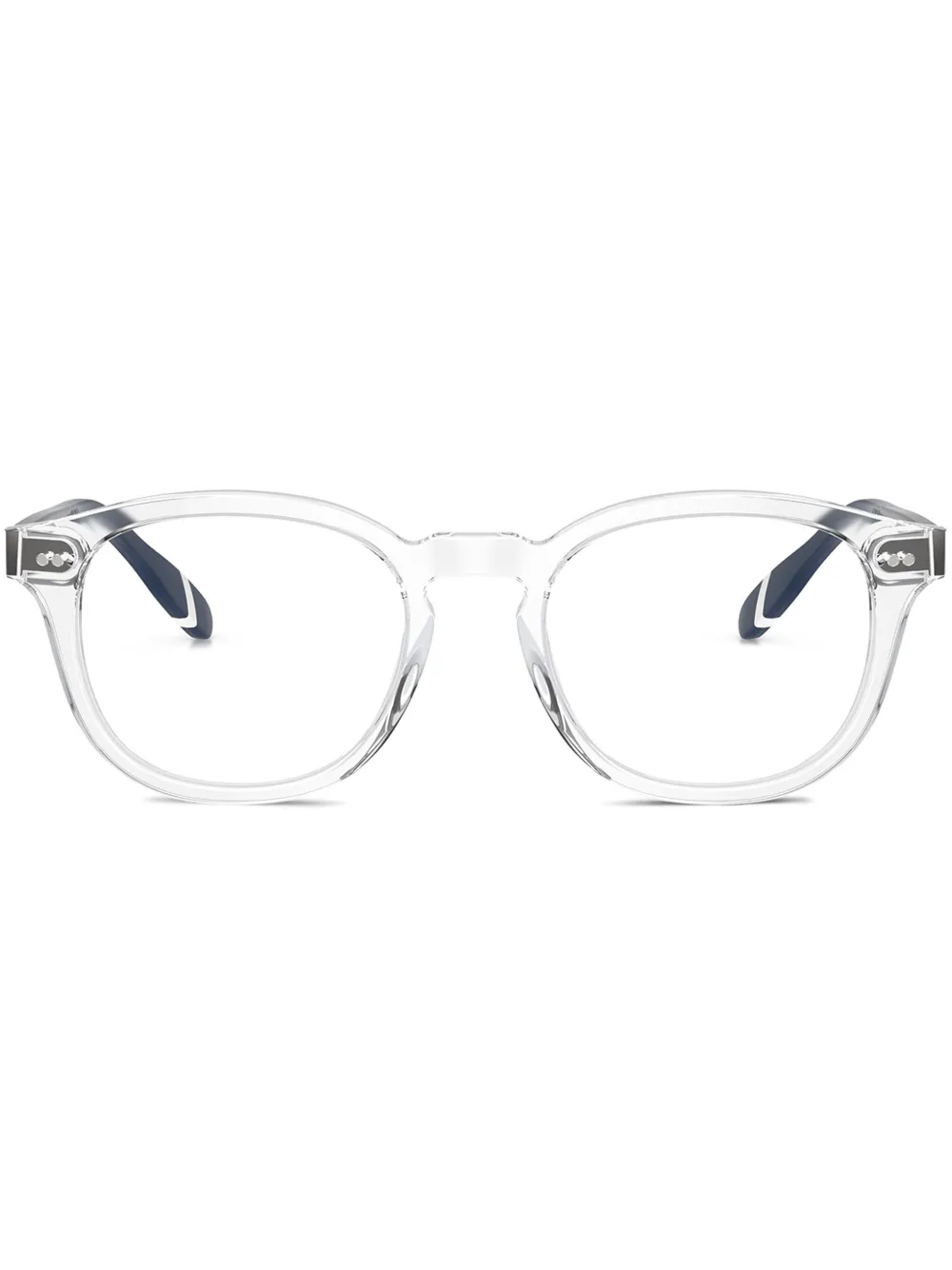 Polo Ralph Lauren Brille mit rundem Gestell - Weiß