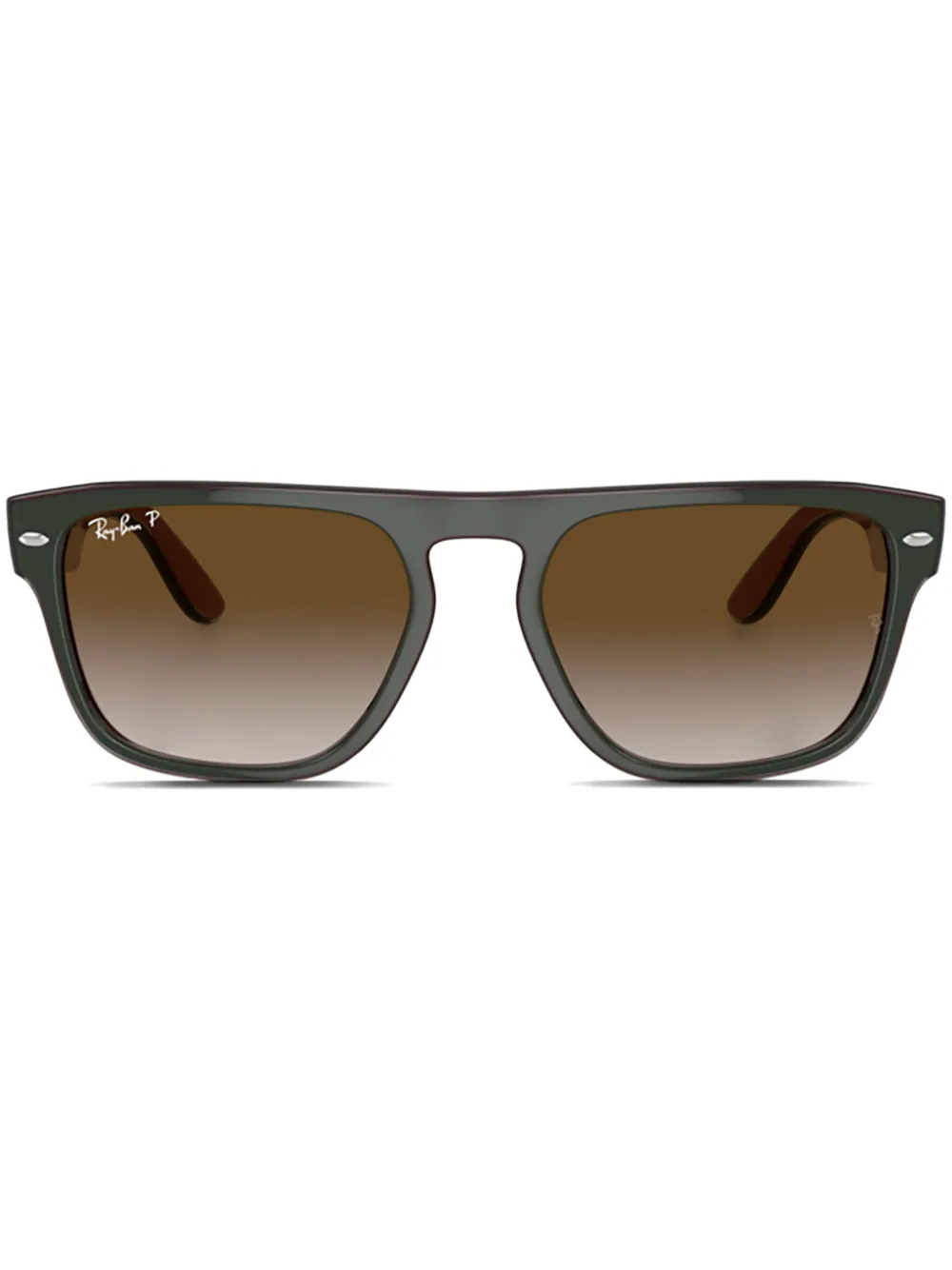 Ray-Ban square-frame sunglasses | Green | Image 1