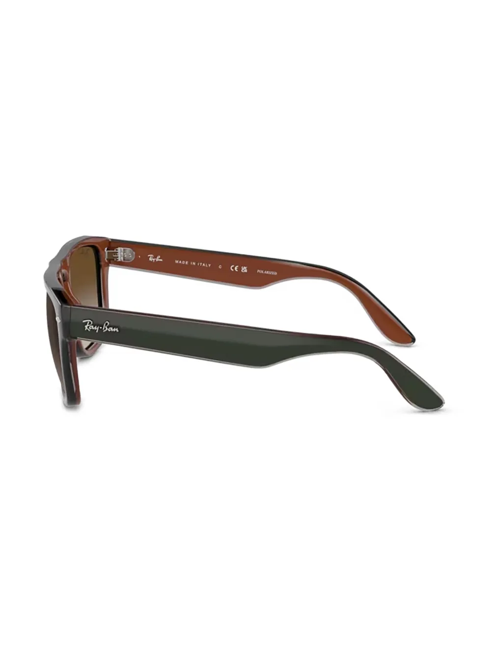 Ray-Ban Zonnebril met vierkant montuur Groen