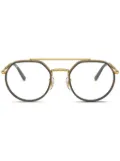 Ray-Ban aviator-frame glasses - Gold